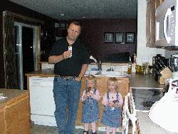 Grandpa Sharing an Ice Cream Bar