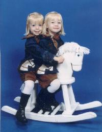 Couple of Cowgirls Riding The Range