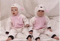 Twin Sheep for Halloween 2002