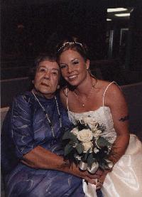 Grandma (Wanda) Schoonover and Amy