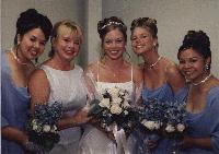 Cousin Liz, Mother Luanne, Bride Amy, Matron of Honor Paige and Sister Janelle